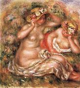 Pierre Renoir The Nudes Wearing Hats France oil painting reproduction